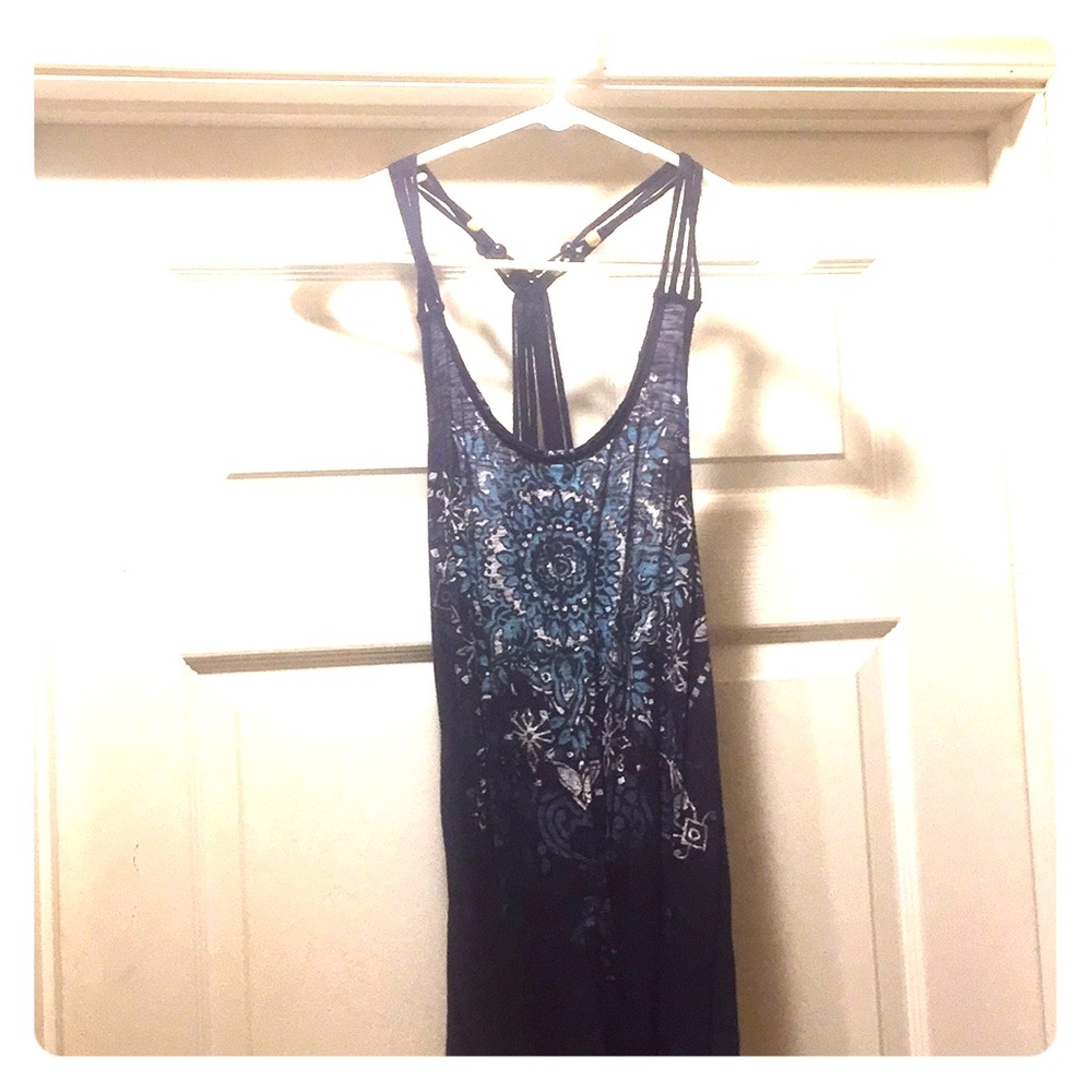 Blue tank